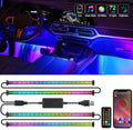Nilight 72 LED USB Dream Color RGB-IC Interior Strip Lights - App
