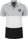 FOCO Men's NFL Team Logo Polo Short Sleeve Shirt - Game Day Comfort