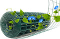 Green Metal Garden Fence 48in x 50ft - Durable PVC Coated Welded Wire