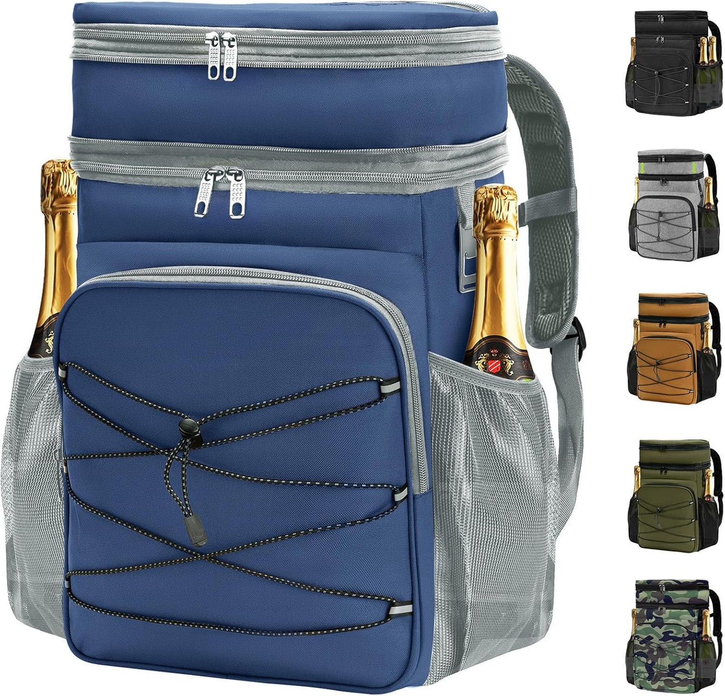 Expandable Backpack Coolers Insulated for Beach and Camping