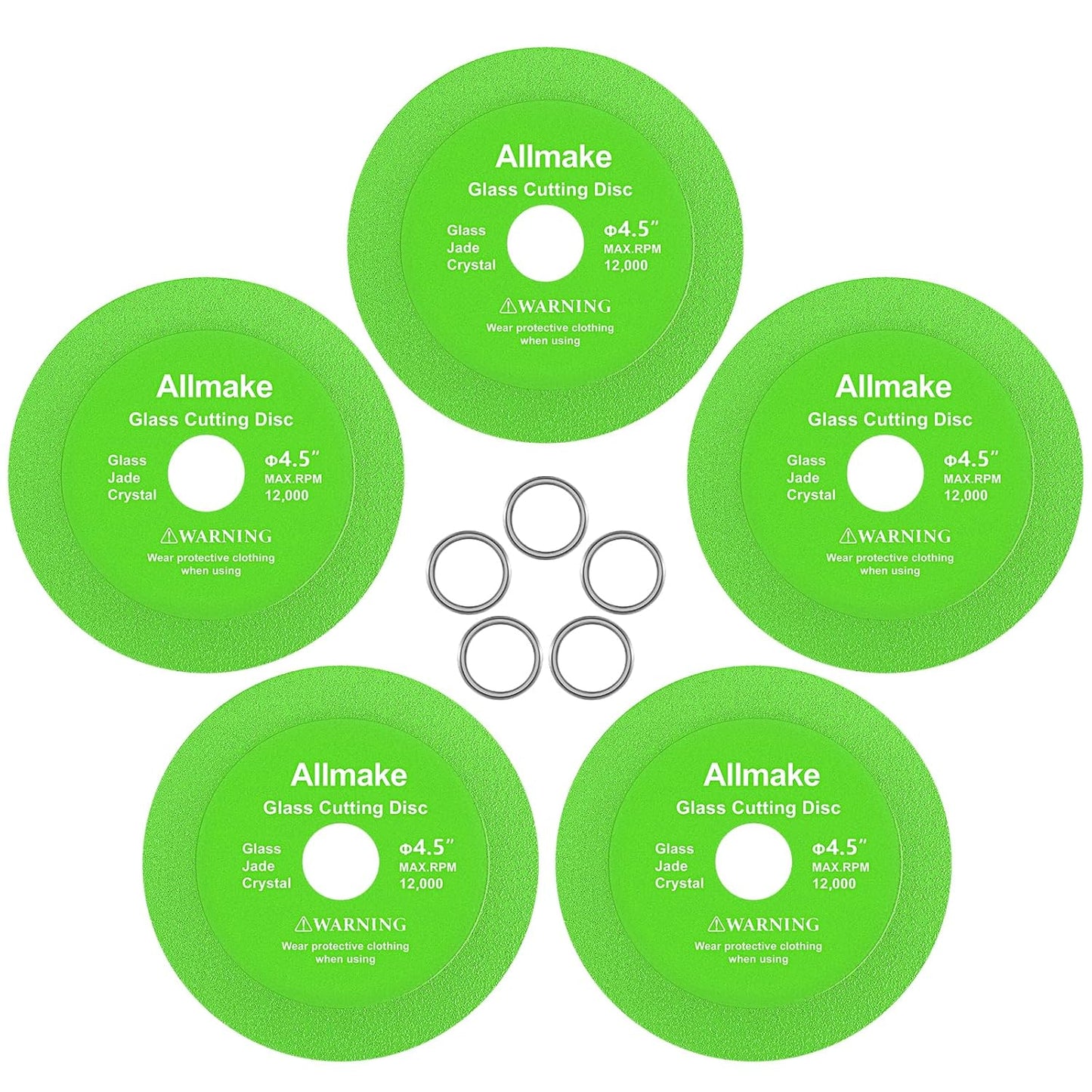 Diamond Glass Cutter Blades Set - Precision Grinding & Cutting