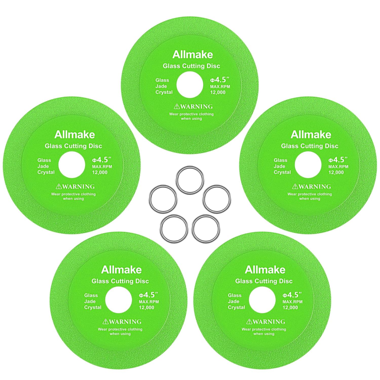 Diamond Glass Cutter Blades Set - Precision Grinding & Cutting
