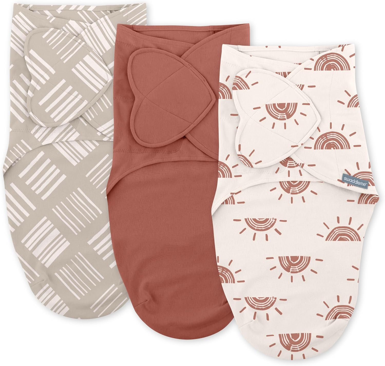 SwaddleMe Monogram Collection Baby Swaddle for Improved Sleep