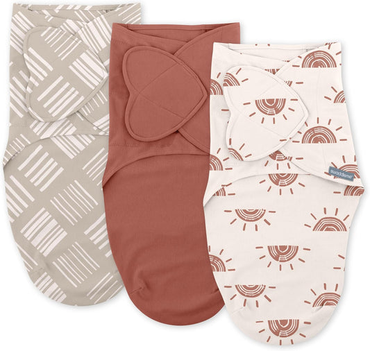 SwaddleMe Monogram Collection Baby Swaddle for Improved Sleep