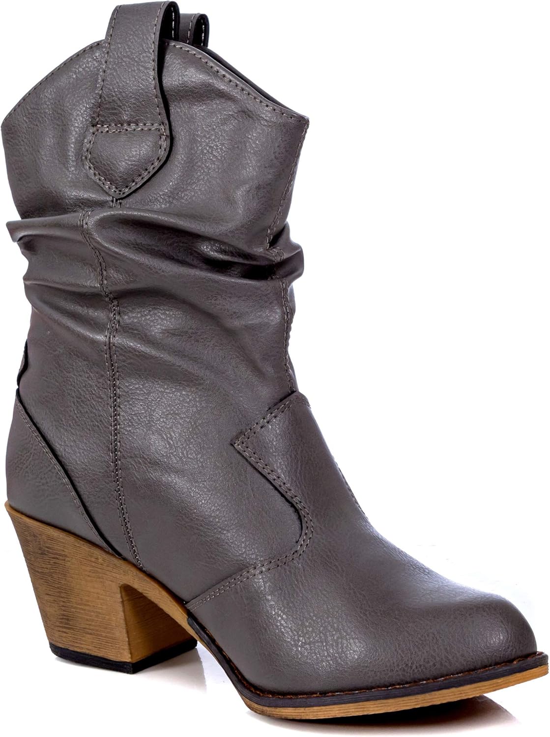 Modern Western Cowboy Distressed Boot for Women - Stylish Comfort