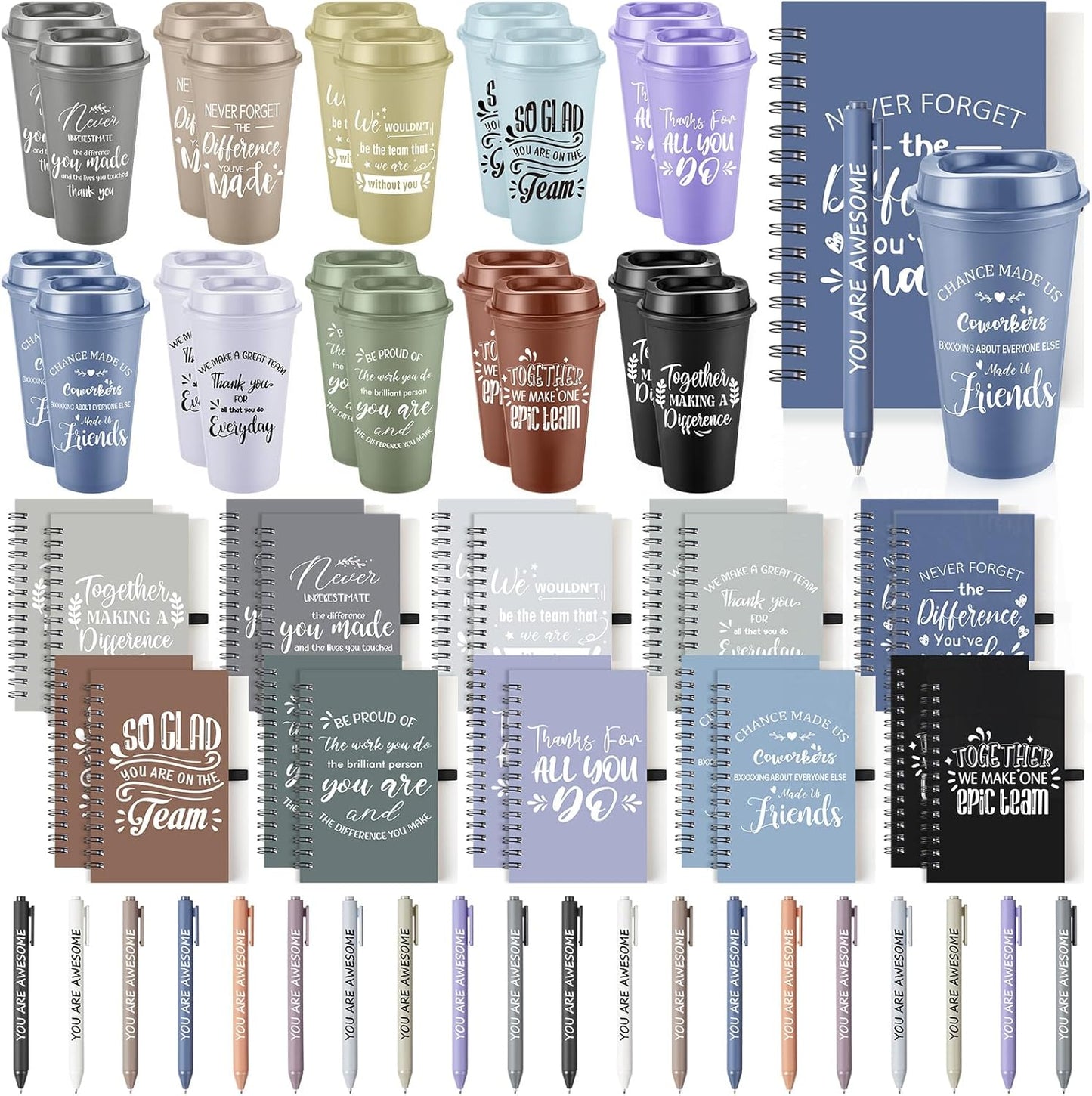 90 Pcs Employee Appreciation Gifts Set for Team and Coworkers