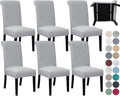 Stretch Parsons Chair Slipcover Set of 6 for Dining Room Chairs