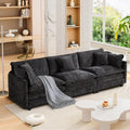 SoarFlash 113.78in Chenille Sectional Sofa for Modern Living Rooms