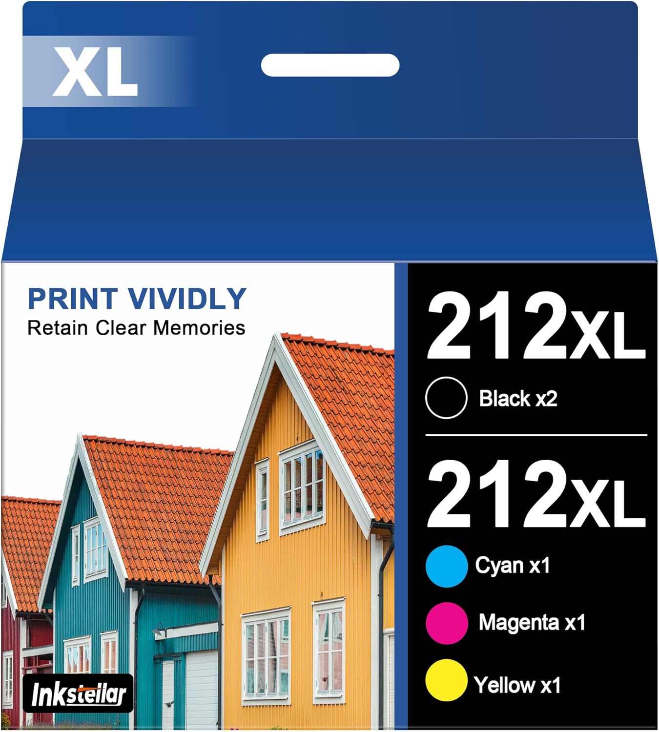 Inkstellar Epson 212XL 5-Pack Combo: Brilliant Prints!
