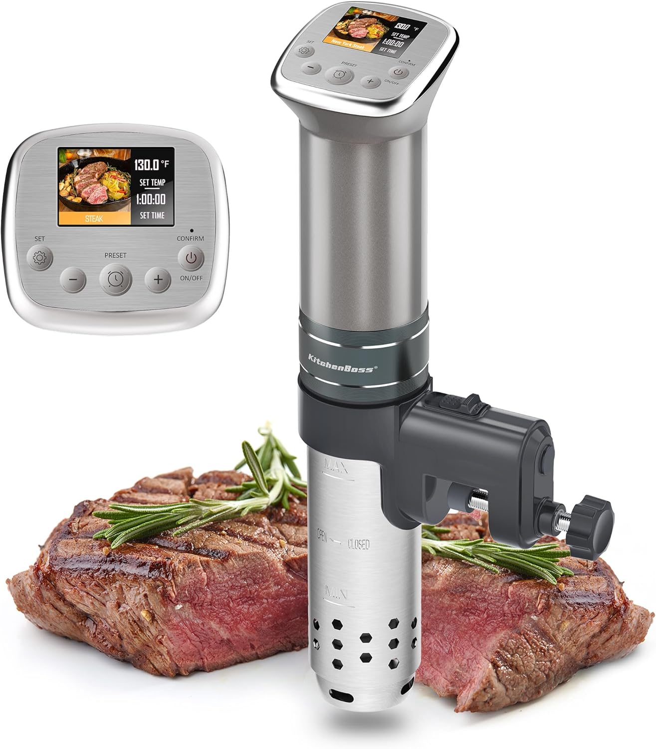 KitchenBoss Sous Vide Cooker Machine for Perfect Cooking Results