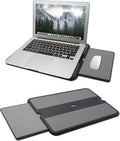 Portable Laptop Lap Pad with Retractable Mouse Tray - Stable Mobile