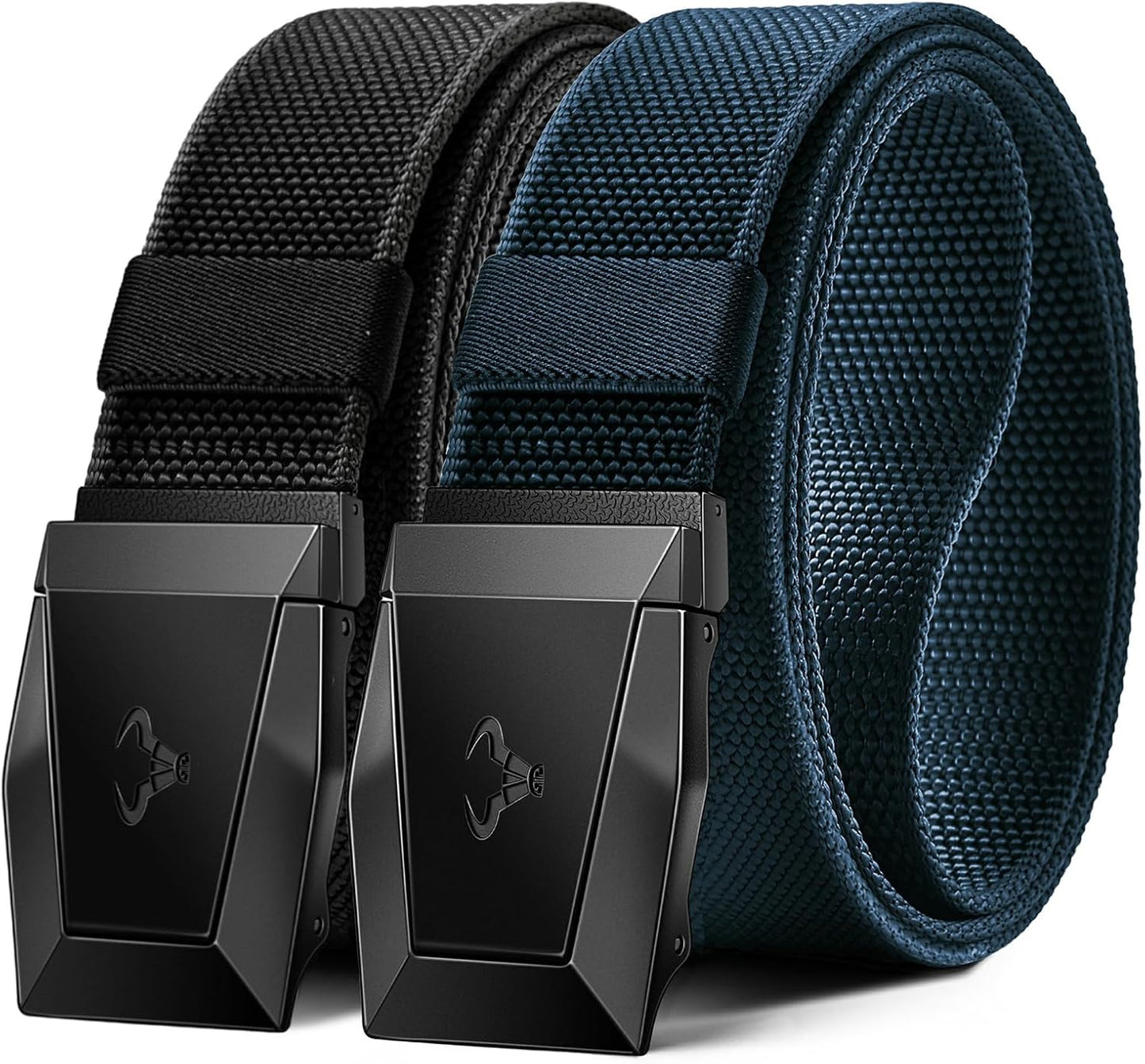 BULLIANT Men Belt 2 Pack for Outdoor Work and Sports Activities