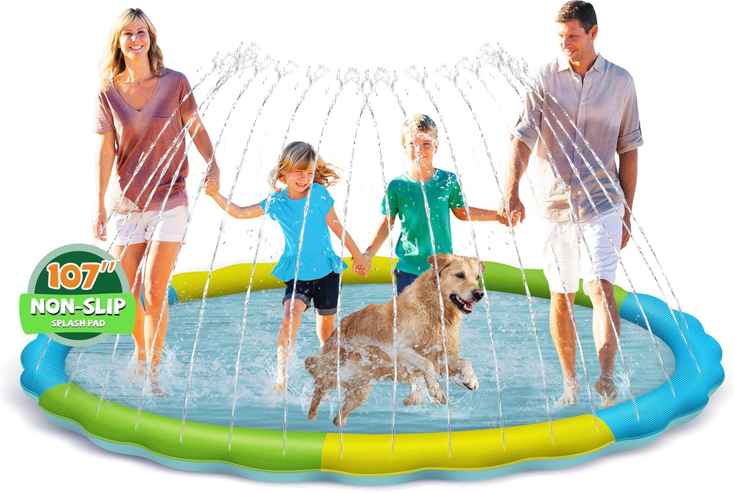 Extra Large Splash Pad for Kids and Dogs - Perfect Summer Fun