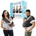 Active Yoga Baby K'tan Wrap for Newborns to 35lb - No-Wrap Sling