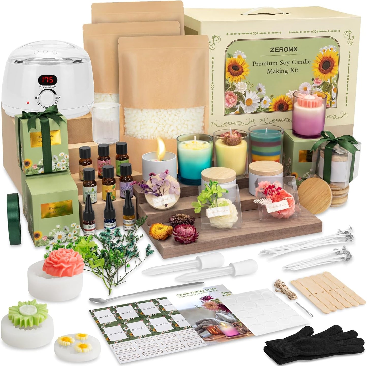 Candle Making Kit for Adults Beginners - Complete DIY Set