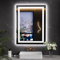 LED Bathroom Mirror 23.6in x 31.5in with Dimmable Lighting - Clear