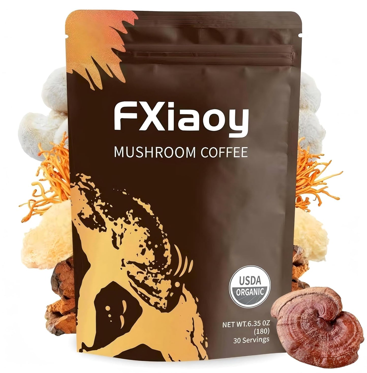 6 Mushroom Blend Coffee - Boost Energy & Focus