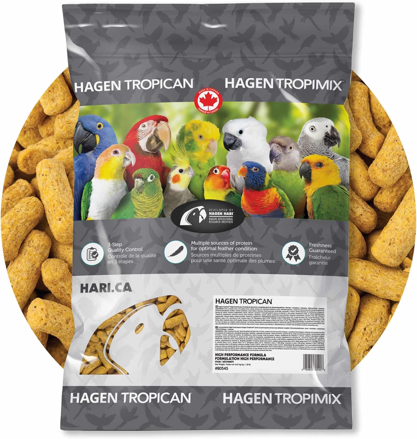 Hari Tropican Bird Food Sticks for Parrots with Peanuts & Seeds