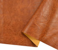 Soft Leather Fabric 200cm x 140cm Light Brown Crazy Horse - Durable