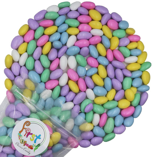 FirstChoiceCandy Jordan Almonds in Assorted Pastel Colors Delight