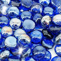 19 Pound Fire Glass Beads for Fire Pit - Cobalt Blue Tempered Glass