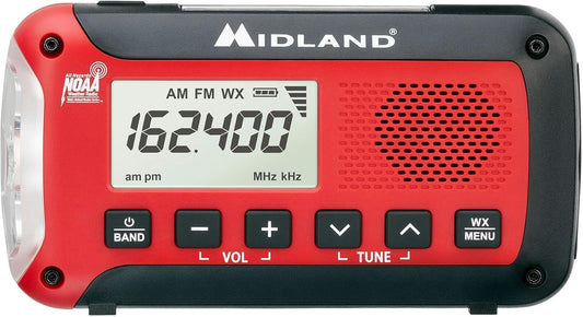 Midland ER50 Emergency Radio with NOAA Alerts and Flashlight