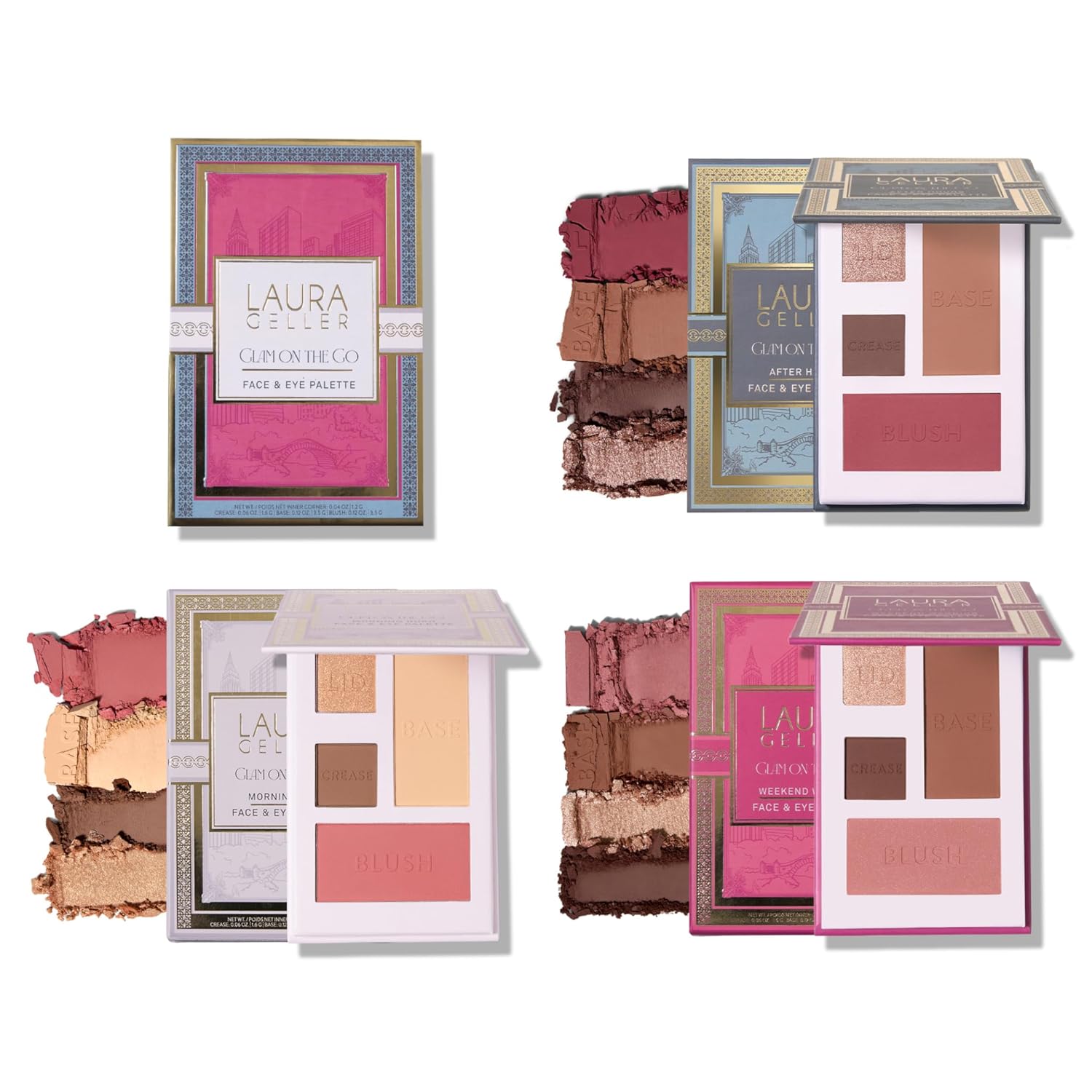 Glam On the Go Eyeshadow & Blush Palettes for Mature Skin