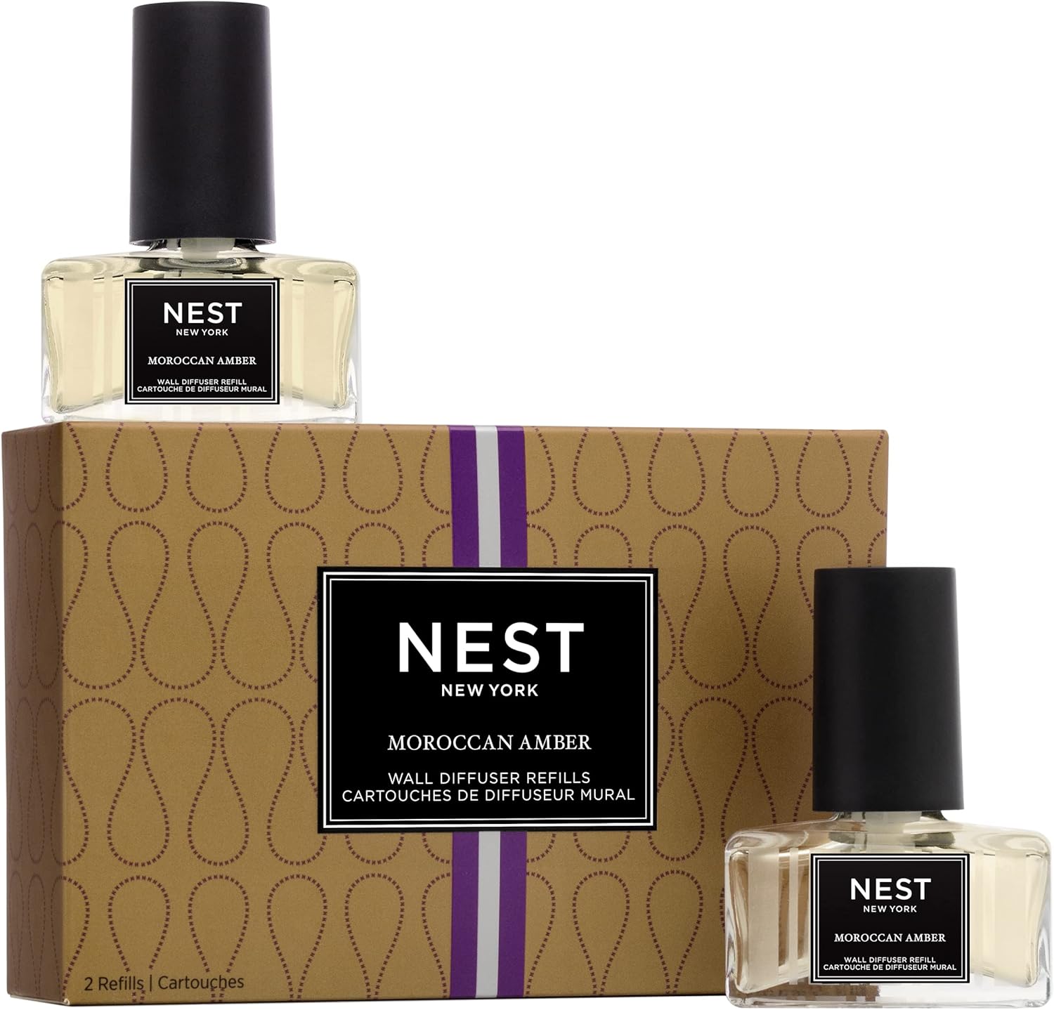 NEST New York Wall Diffuser Refill Vials for Moroccan Amber