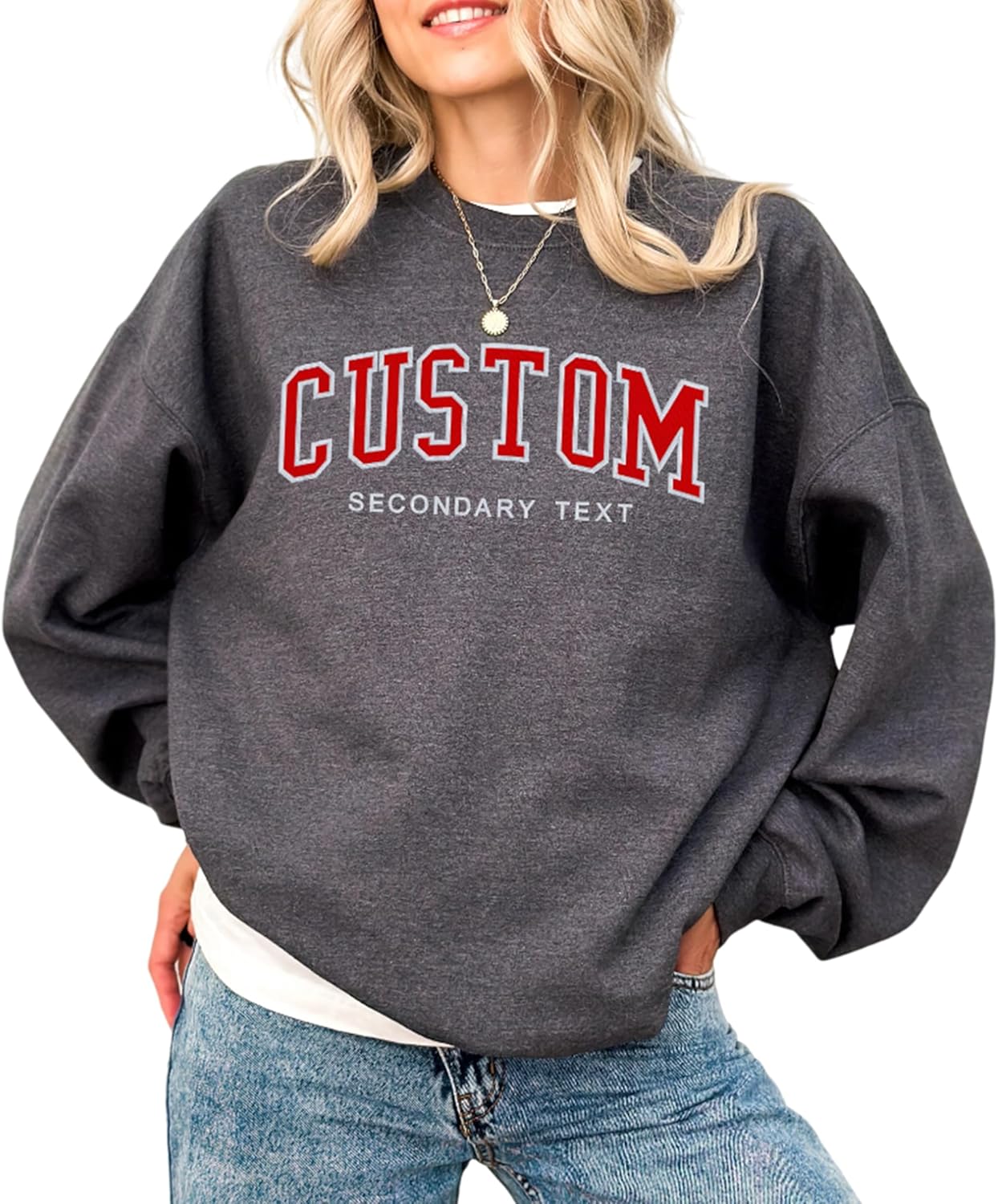 Personalized Custom Embroidered University Hoodie - MY4LOVE