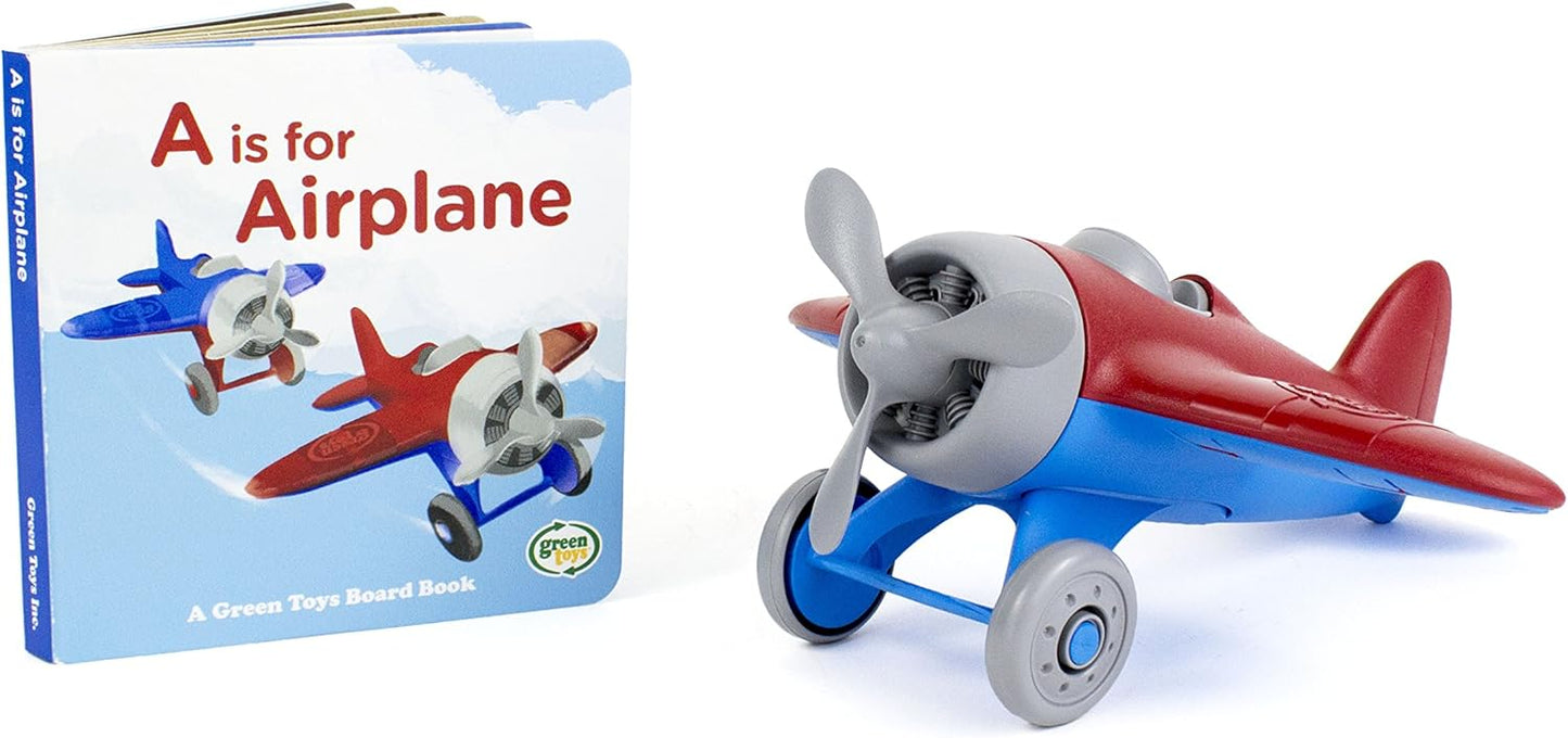 Green Toys Airplane & Board Book Set