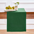 Solino Home Linen Table Runner 14 x 72 in - Pine Green