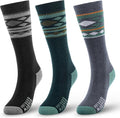OutdoorMaster Merino Wool Ski Socks for Men & Women - Warm Over-Calf