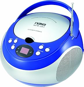 NAXA Electronics NPB-251BU Portable CD Player with AM/FM Stereo