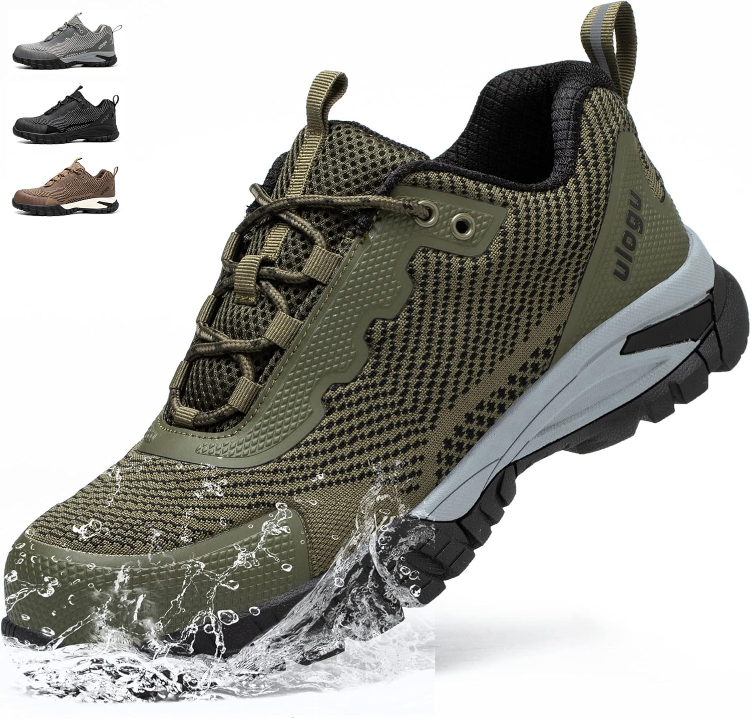 Waterproof Steel Toe Shoes for Men Women Non Slip Safety Sneakers