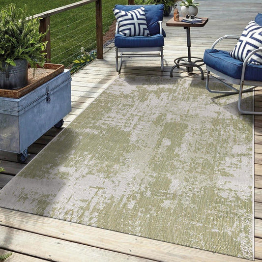 Keen Home Design Terrace Outdoor Area Rug - Washable 9x12 Rug