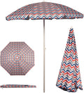 Portable Beach Umbrella 5.5 ft - Lightweight UV Protection