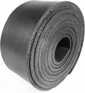 3 in x 50-60 in Black Leather Straps - Durable Veg-Tab Belt Blanks