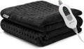 Electric Heating Pad for Back Pain XL - Fast Relief & Soft Throw