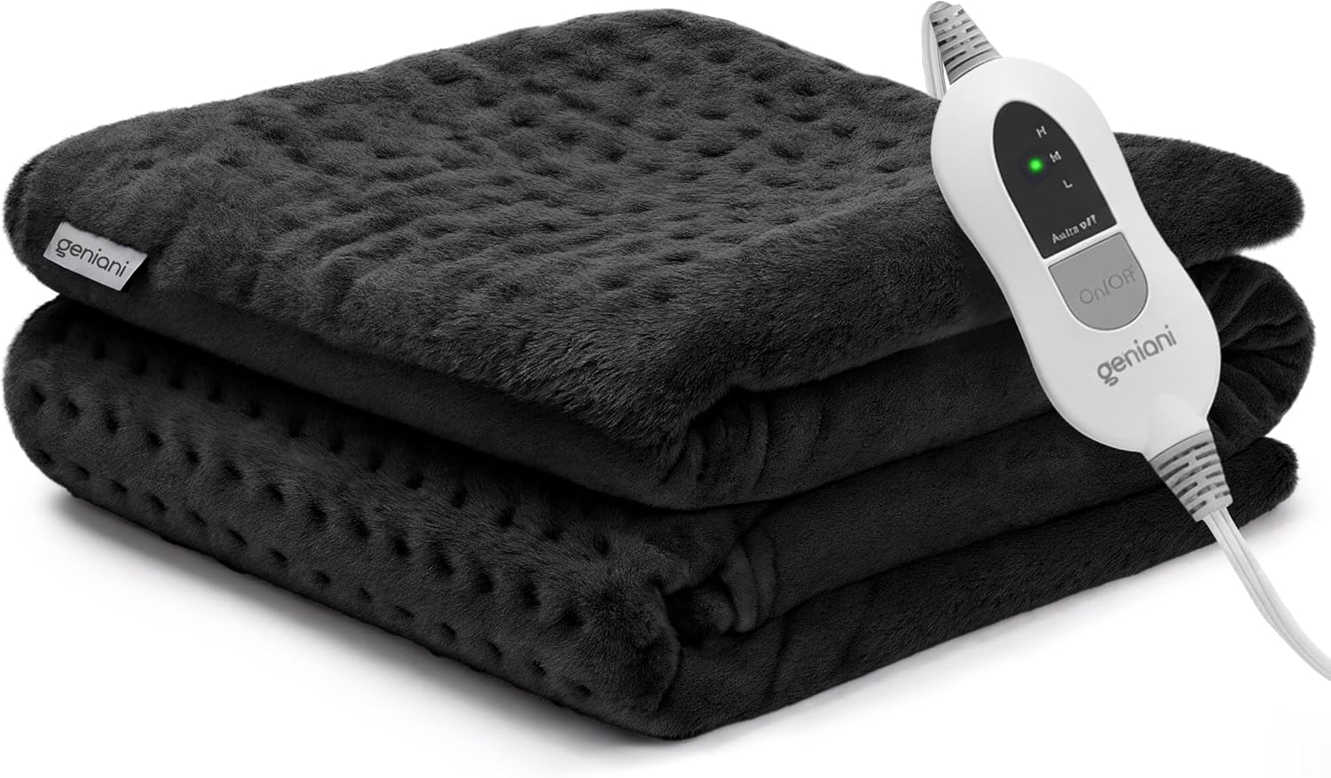 GENIANI Electric Throw - XL Heating Pad for Pain Relief & Comfort