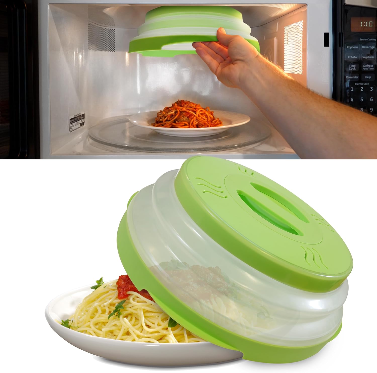 HOVER COVER 2.0: BPA-Free Magnetic Splatter Guard