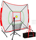 6x6FT Baseball Net Training Set - Portable Practice for Kids