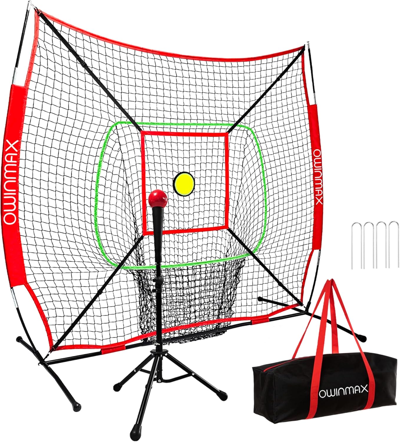6x6FT Baseball Net for Kids - Portable Training System