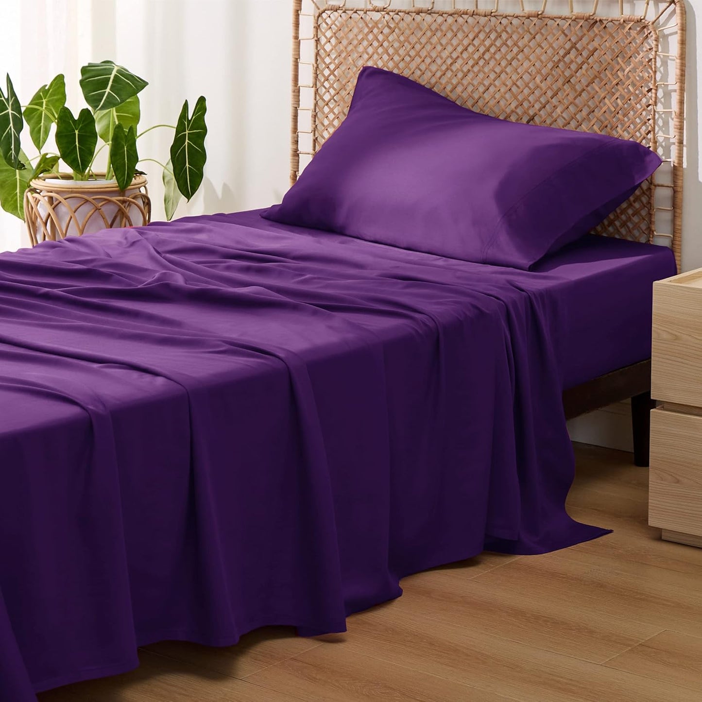 Cooling Sheets Twin Set for Hot Sleepers - Soft & Breathable