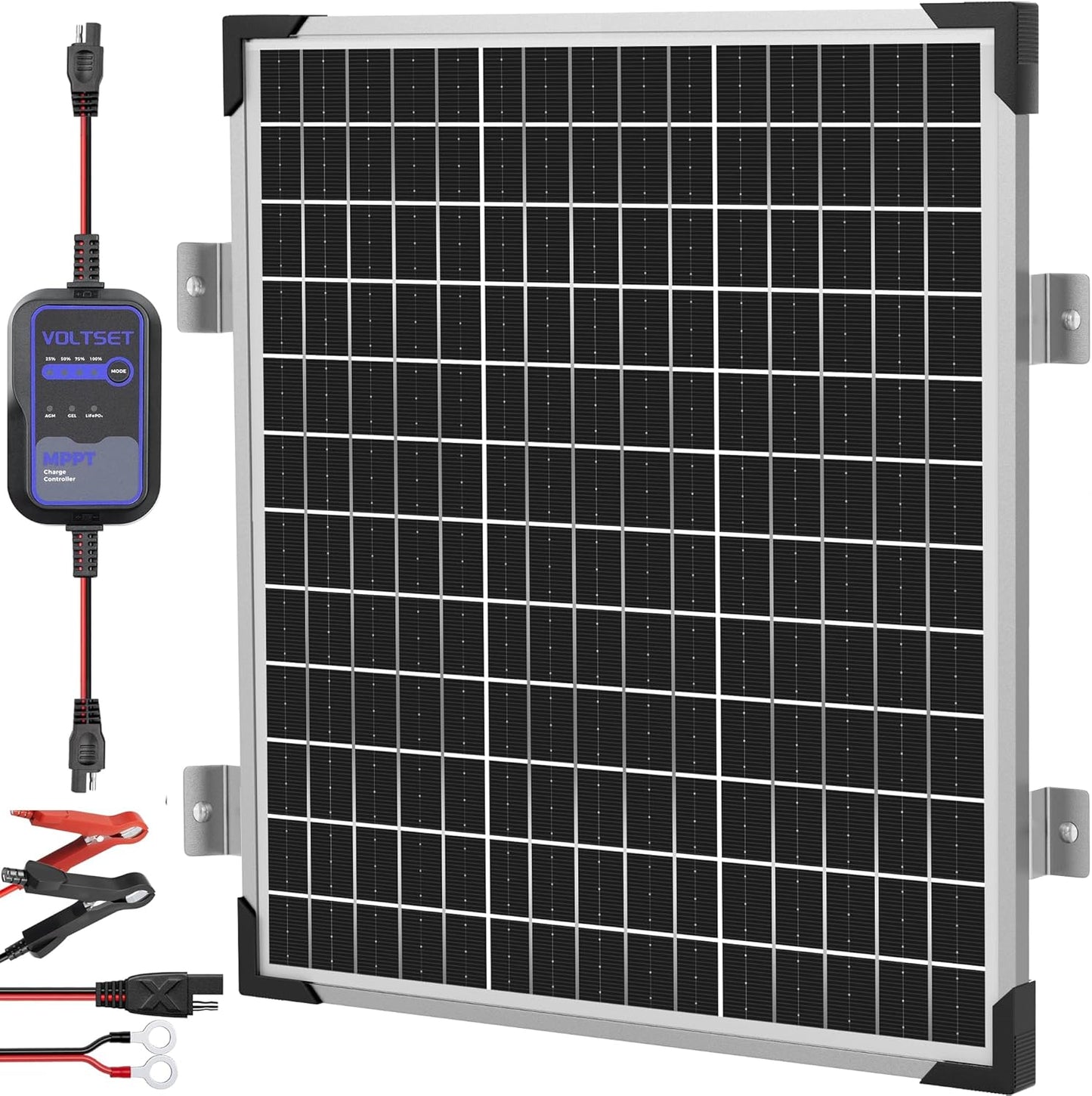 50W 12V Solar Panel Kit with MPPT Controller for Versatile Use