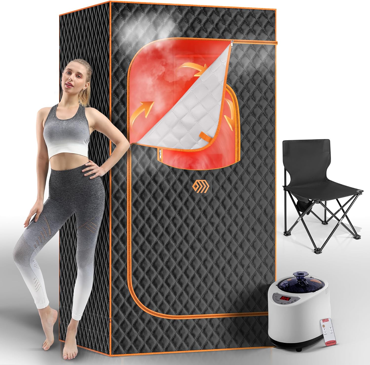 Portable Sauna Box for Home Relaxation with Remote Control