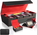 Card Deck Box for MTG Commander Large 6-in-1 Card Storage Display Case