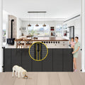 Extra Wide Retractable Baby Gate 42in x 100in - Tall Mesh Safety Gate