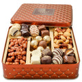 Christmas Chocolate Gift Basket Holiday Nut and Candy Gift Box