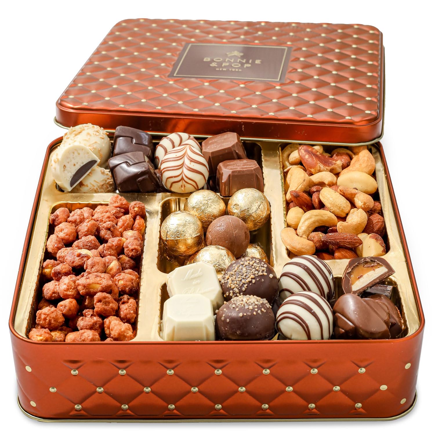 Christmas Chocolate Gift Basket for Men, Women, and Families