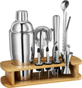 FineDine 17-Piece Cocktail Shaker Set Bartender Kit - Complete Home
